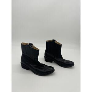 Black Frye Leather Womens Boots (SB9)